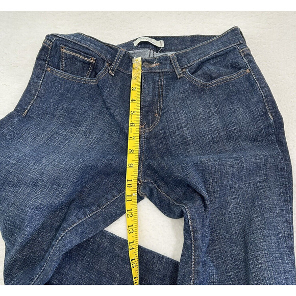 Levis 515 Womens Bootcut Denim Jeans Size 8 Blue Mid Rise Western Boho - Picture 4 of 9